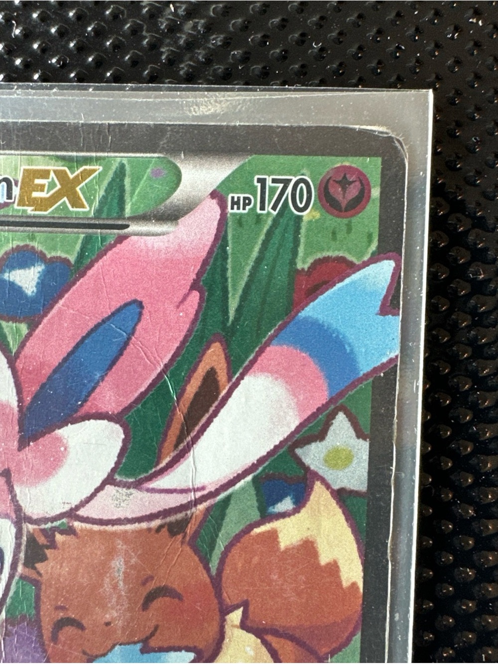 Pokemon Sylveon EX Pink Blue Green Full Art Card HP/DMG - Picture 4 of 12